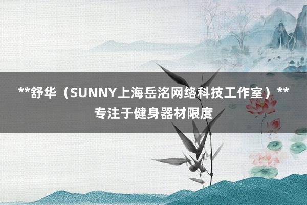 **舒华(SUNNY上海岳洺网络科技工作室)**专注于健身器材限度